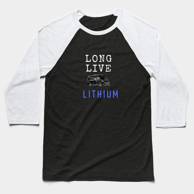 Long Live Lithium Baseball T-Shirt by Ozzy's EZ Wear